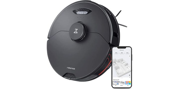 Roborock S7MaxV on a white background.