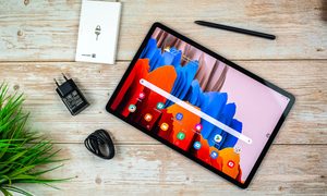 The Samsung Galaxy Tab A7 on