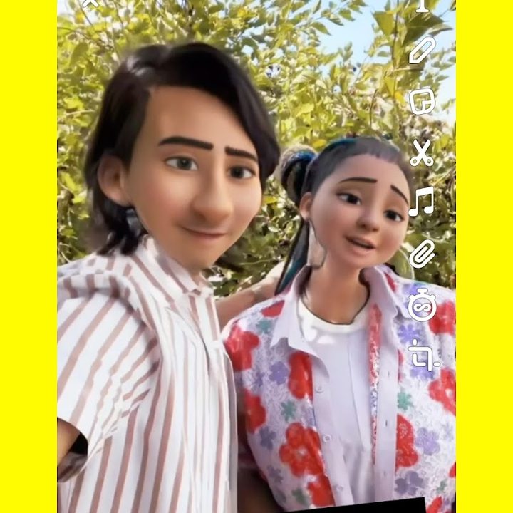 Snapchat intro pane.