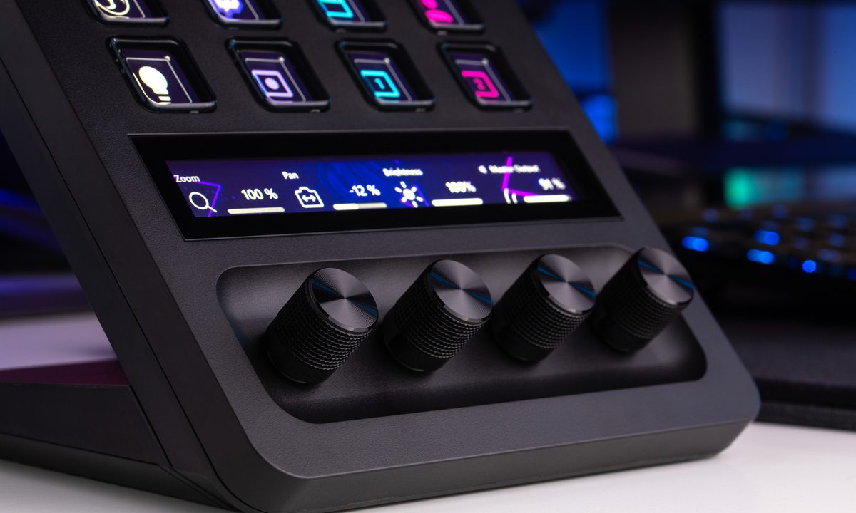 The Elgato Stream Deck +.
