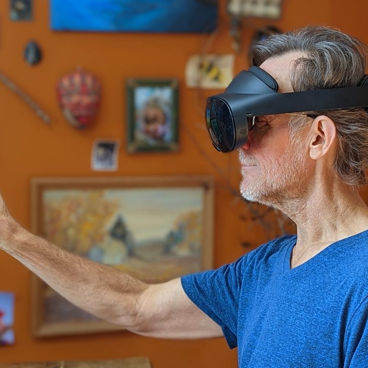 The Quest Pro has great hand-tracking capabilities.