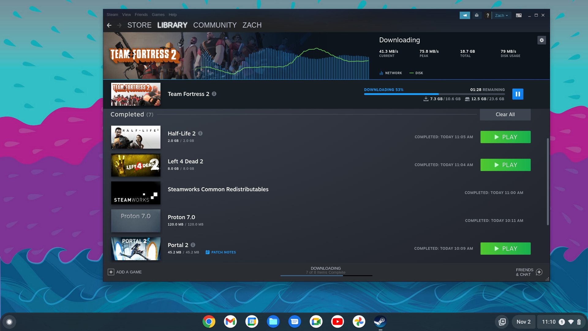 Google Ending Steam Support For Steam Chromebook Users To Rely On Valve Steam On ChromeOS 108 Screenshot 