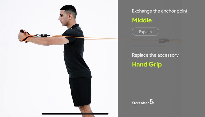 WEGYM exercise video demo.