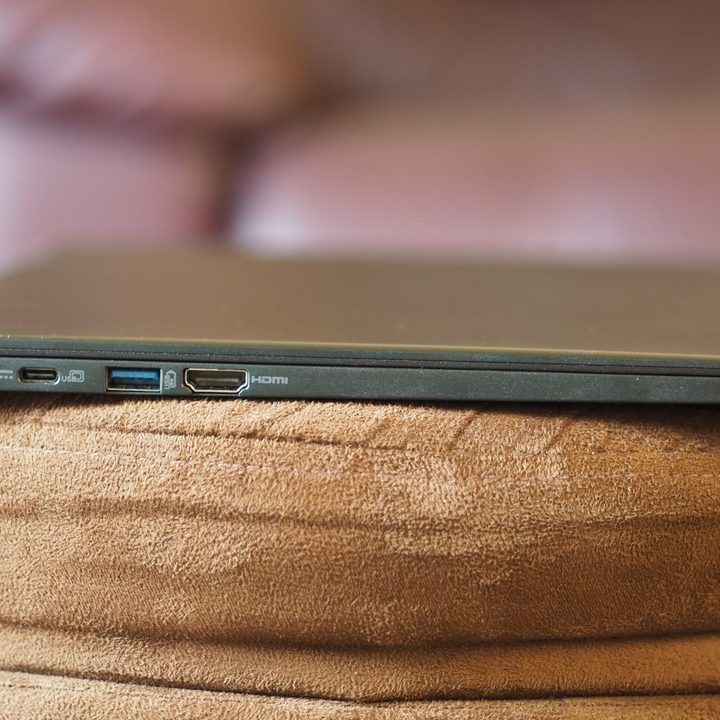 Acer Swift Edge left side showing ports.