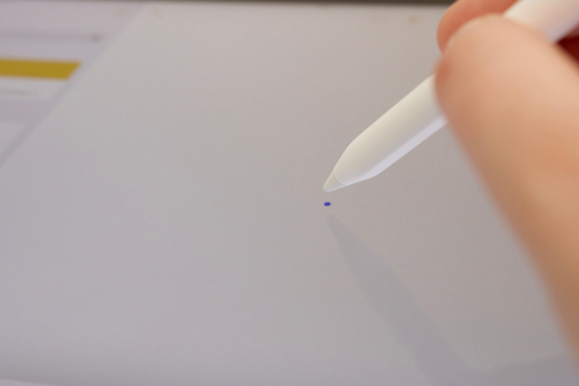 Apple Pencil hover on the iPad Pro (2022).