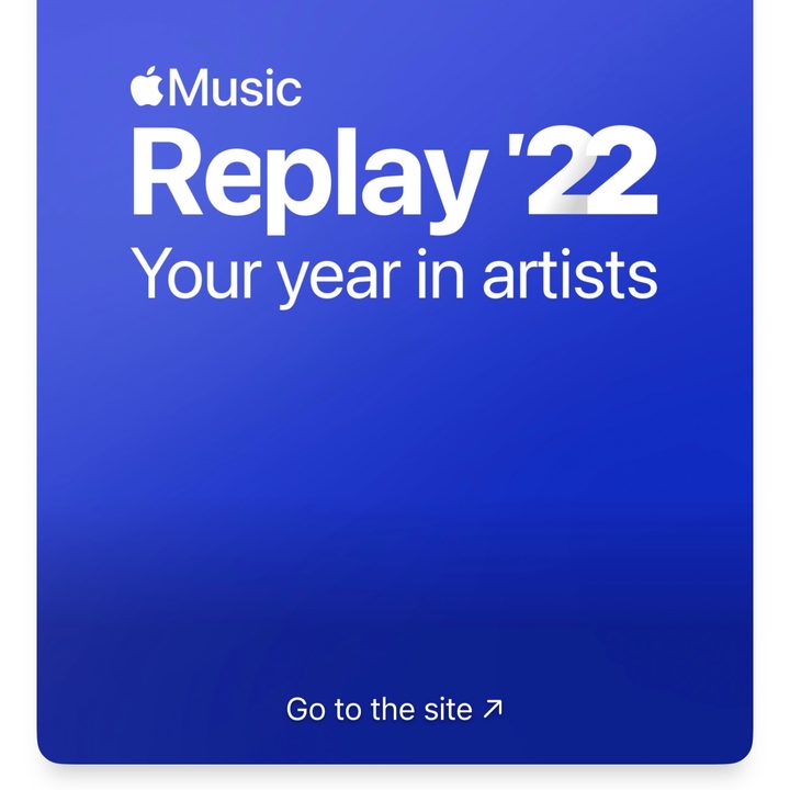 Apple Music Replay 2022.