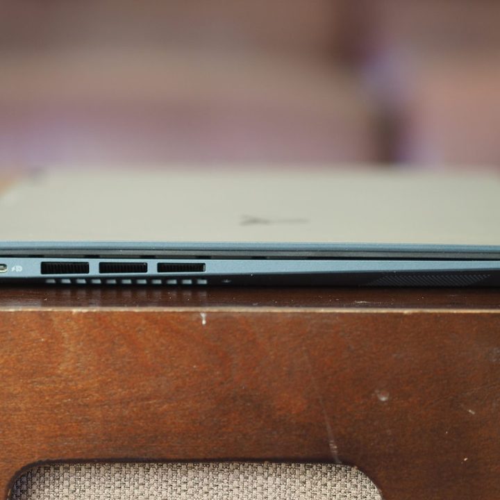 Asus ZenBook S 13 Flip left side showing ports.