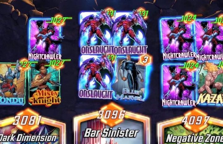 Marvel Snap onslaught combo