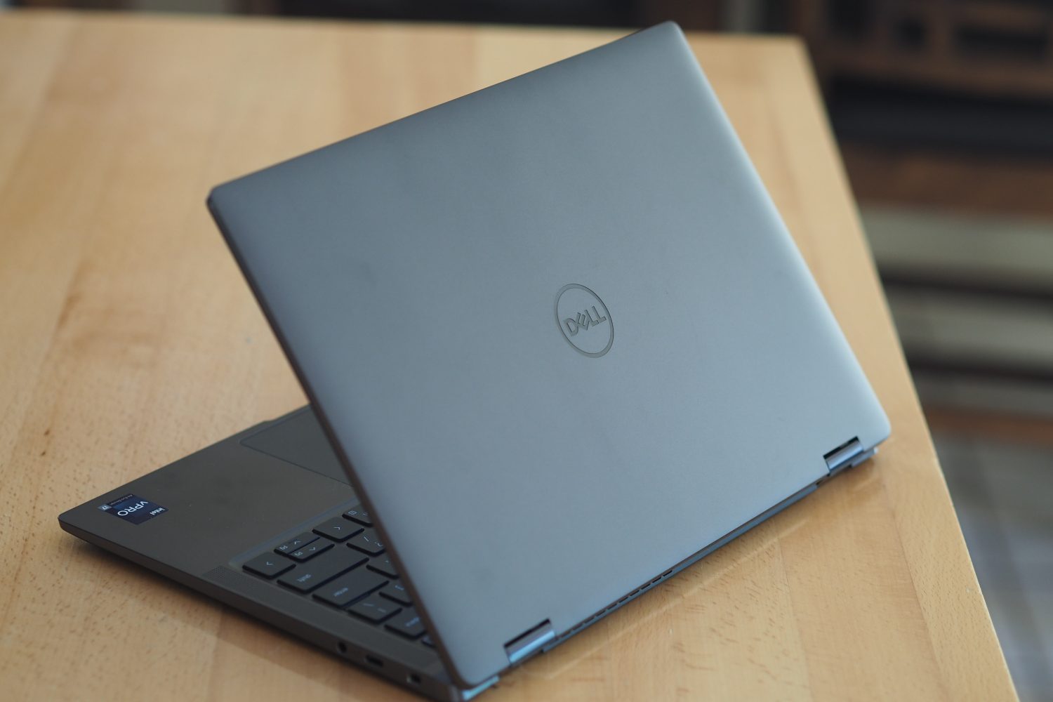 Dell Latitude 9330 rear view showing lid and logo.