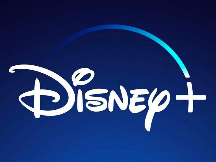 The Disney+ logo against a blue gradient background.