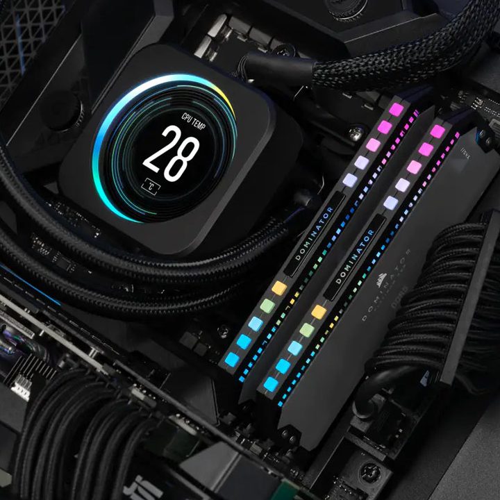 The Corsair Dominator Platinum RGB DDR5 memory for AMD Ryzen 7000.