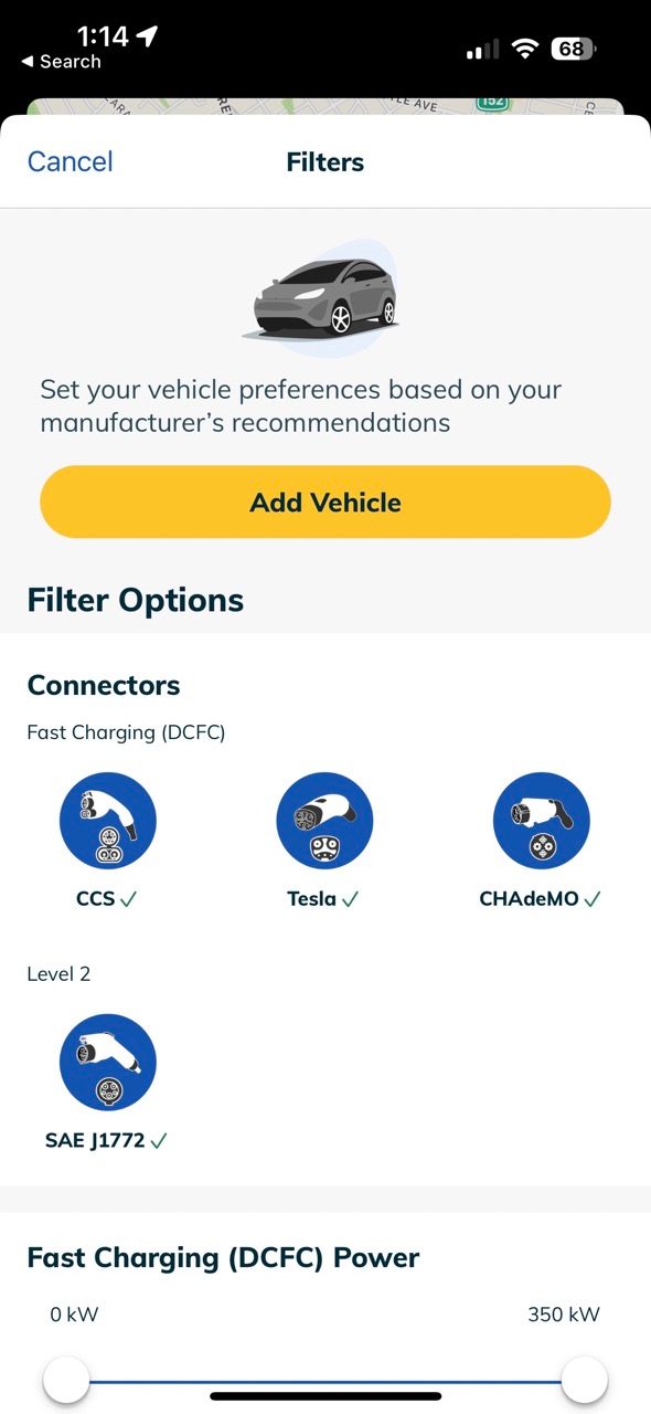 EVGo Filter