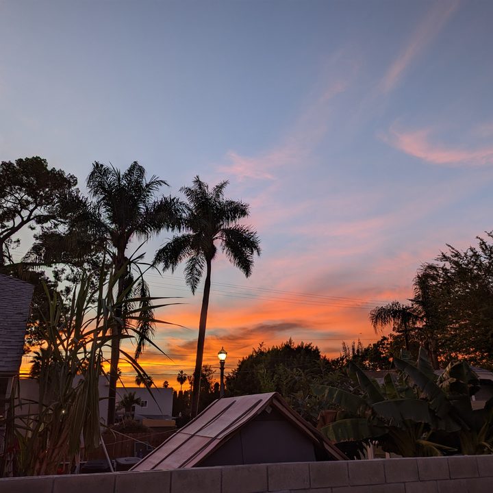 Sunset taken with Google Pixel 7