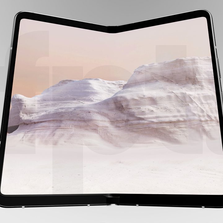 Leaked render of the Google Pixel Fold.