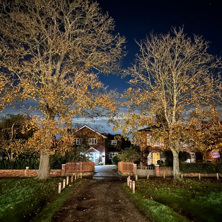 Night mode photo taken with the Apple iPhone 14 Pro.