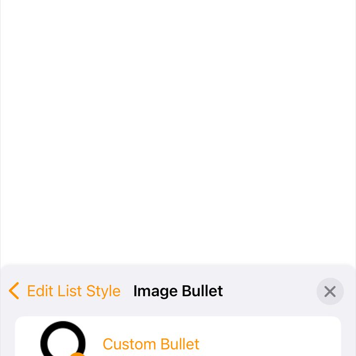 how to add bullets in apple pages iphone image bullet
