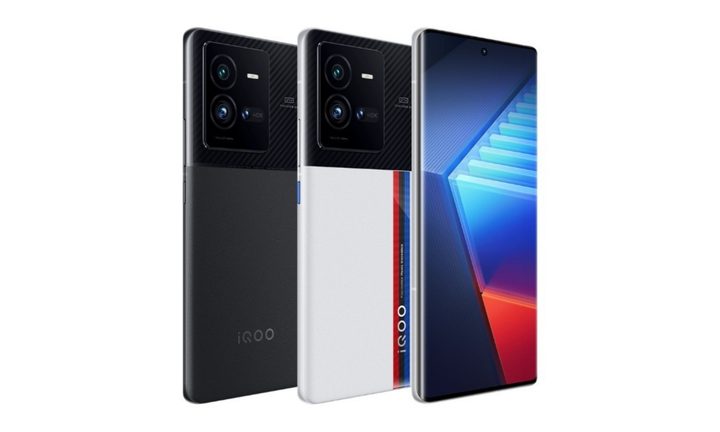 iQOO 10 Pro on a white bg