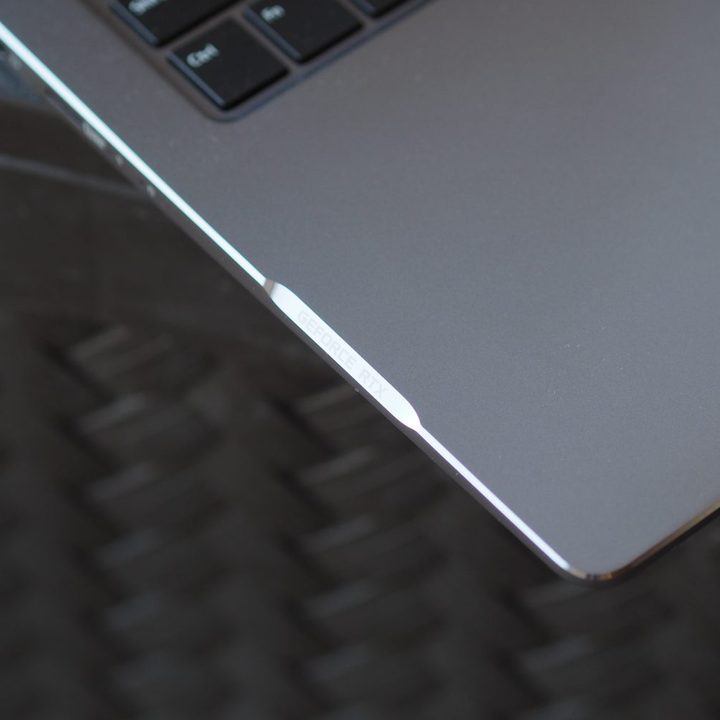 LG UltraPC 17 top down view showing RTX logo.
