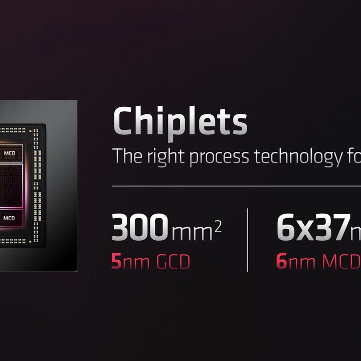 Chiplet design on RDNA 3 architecture.