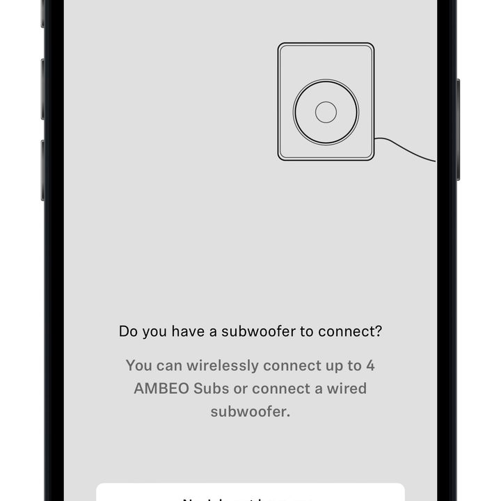 Adding a subwoofer: Sennheiser Smart Control app.
