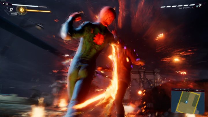 AI artifacts in Spider-Man Miles Morales.
