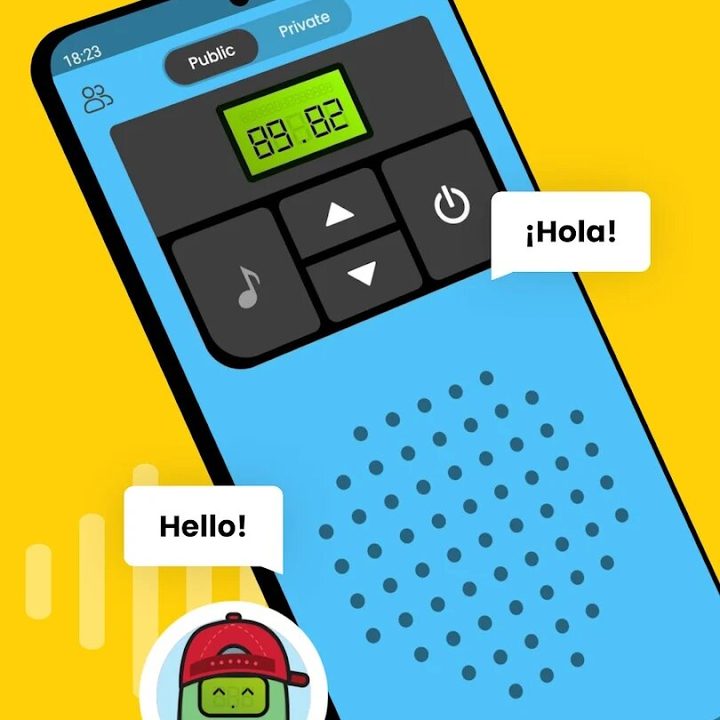 Walkie-talkie — Communication dashboard.