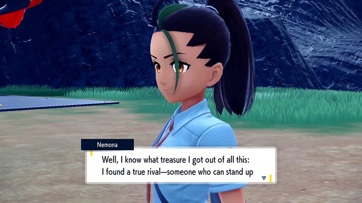 Nemona talking about her rival.
