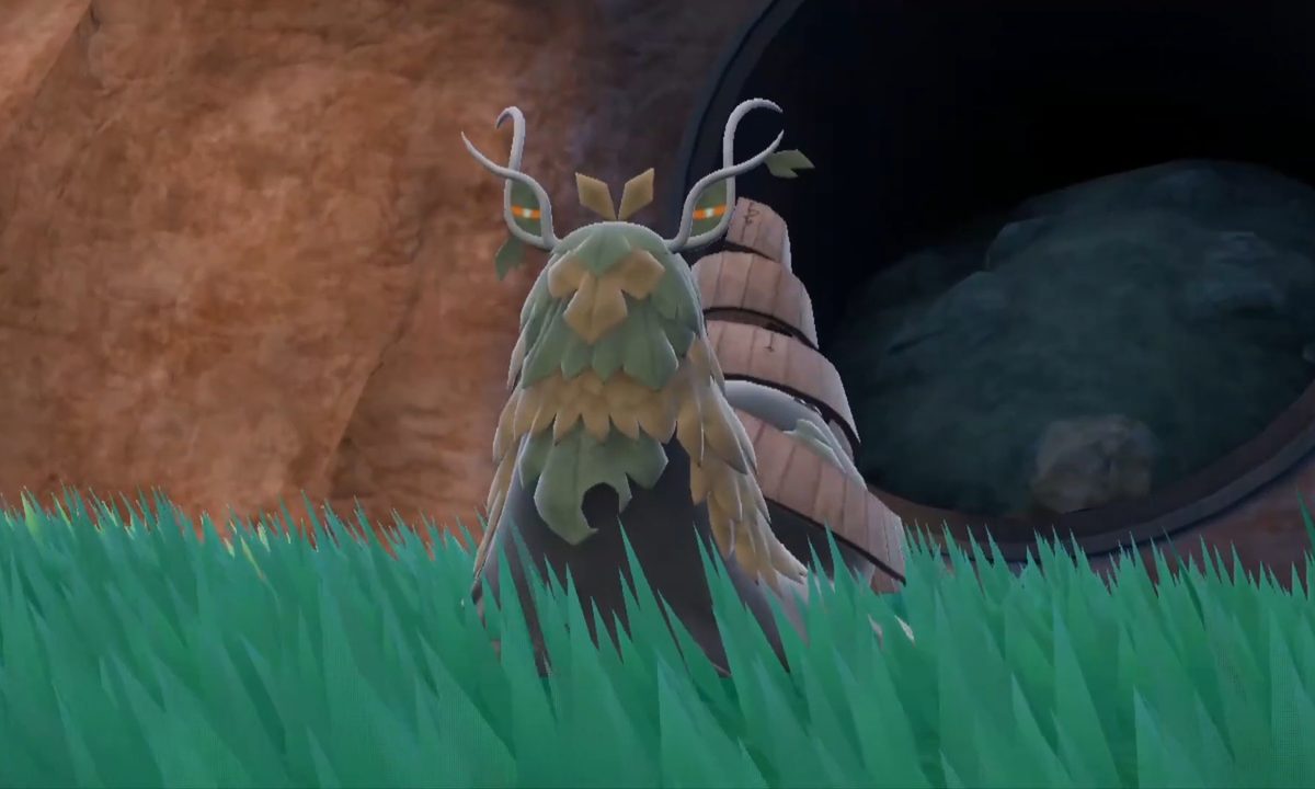 A fuzzy snail Pokémon.