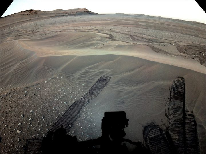 The location where NASA’s Perseverance will begin depositing its first cache of samples is shown in this image taken by the Mars rover on Dec. 14, 2022, the 646th Martian day, or sol, of the mission.