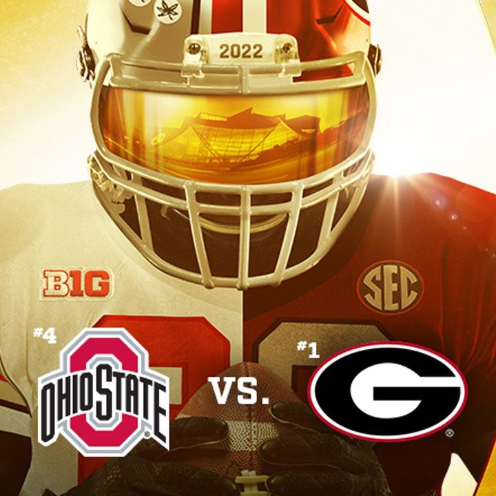 Graphic for the 2022 Peach bowl.