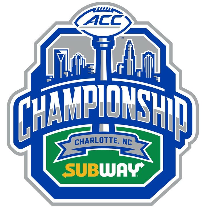 Logo of the ACC Championship game poster.