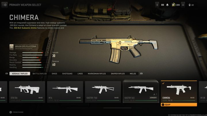The Chimera in Modern Warfare II.