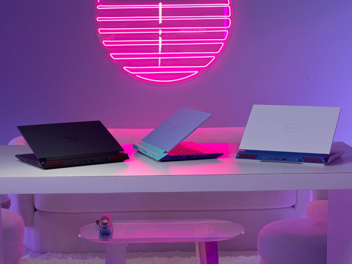 Dell G15 series on desk.