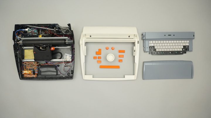 Ghostwriter complete exploded view.
