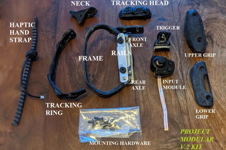 Here are all of the components in the Project Modular prototype.