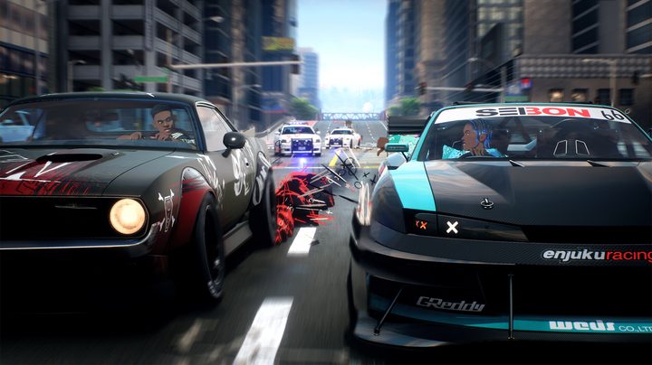 Need for Speed Unbound racers leave cartoonish effects behind their cars.