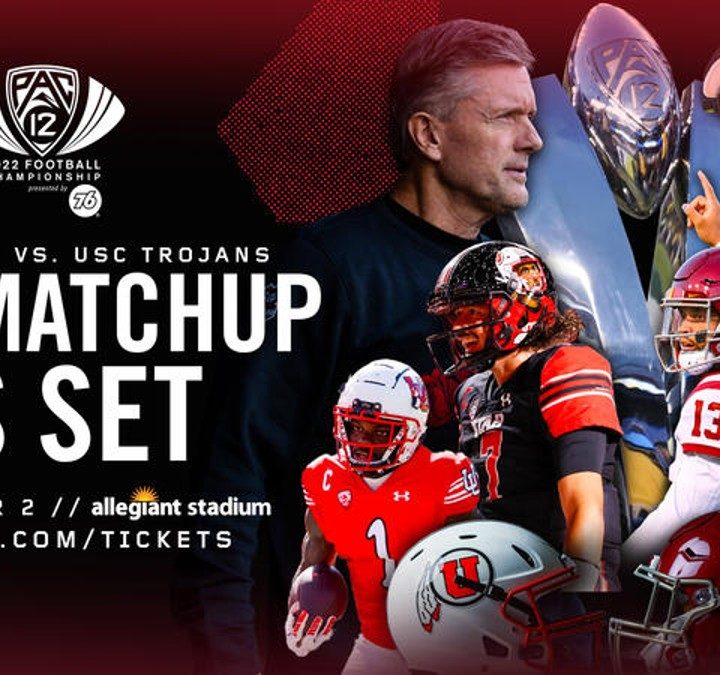 Poster of the Pac 12 championship game in 2022.