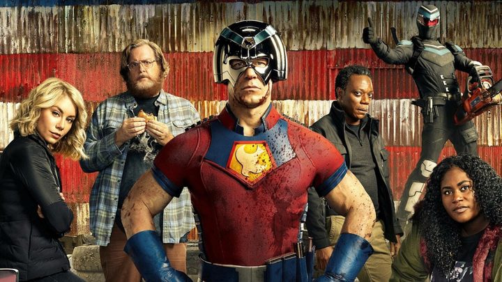 Peacemaker promo featuring the show's main cast.