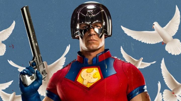 Peacemaker promo featuring John Cena as the titular antihero.