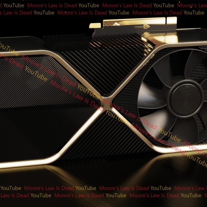 Render of a rumored Nvidia Titan GPU.