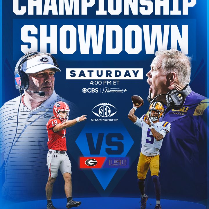 Poster of the two teams in the 2022 SEC Championship.