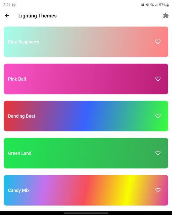 The Moonside app opened to the Theme menu.