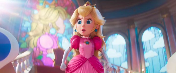 Princess Peach in The Super Mario Bros. Movie.