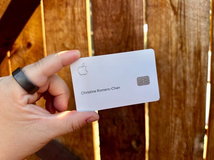 Front of Apple Card