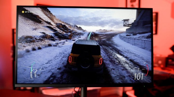 Forza Horizon 5 on the Cooler Master GP27Q monitor.