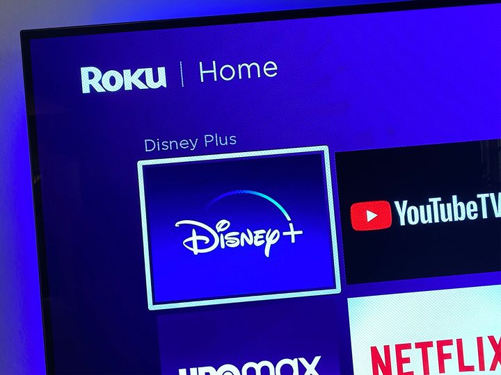 Disney Plus on Roku.