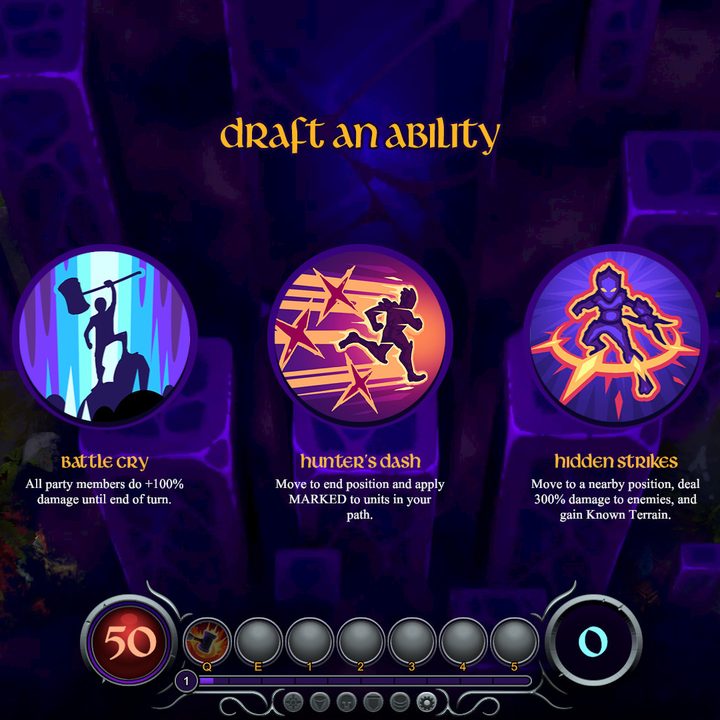Inkbound offers player three abilities to choose from.