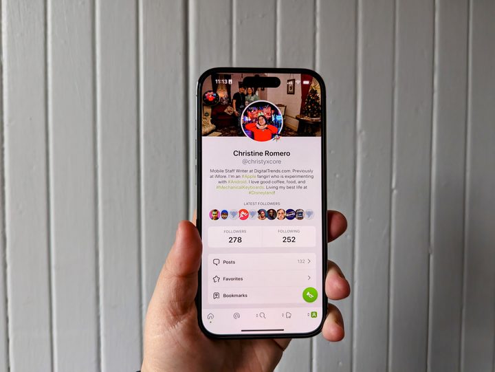 Ivory app profile display