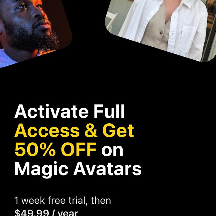The Lensa AI app.