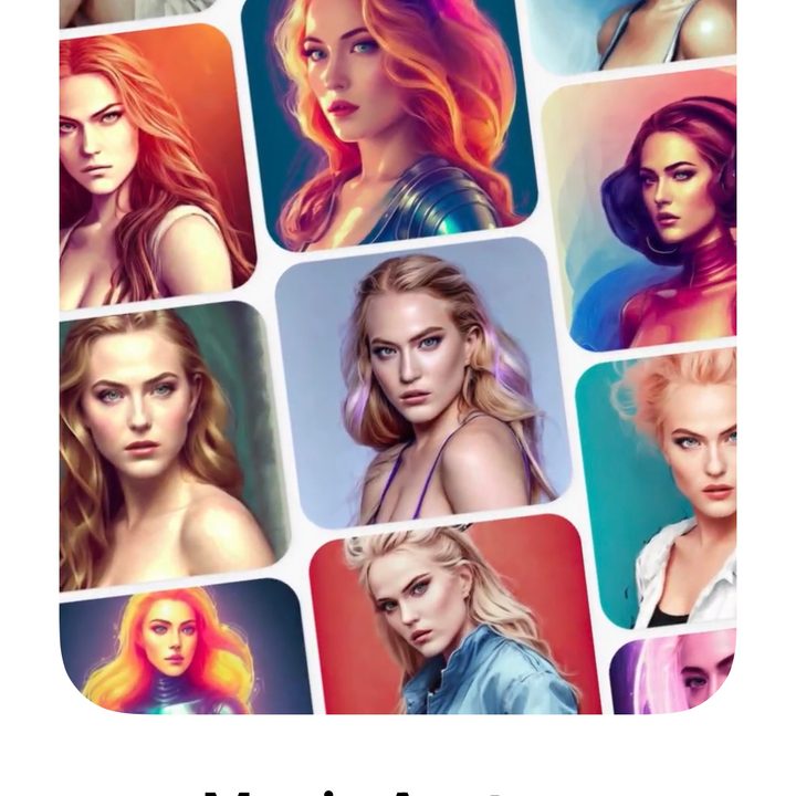 The Lensa AI app.